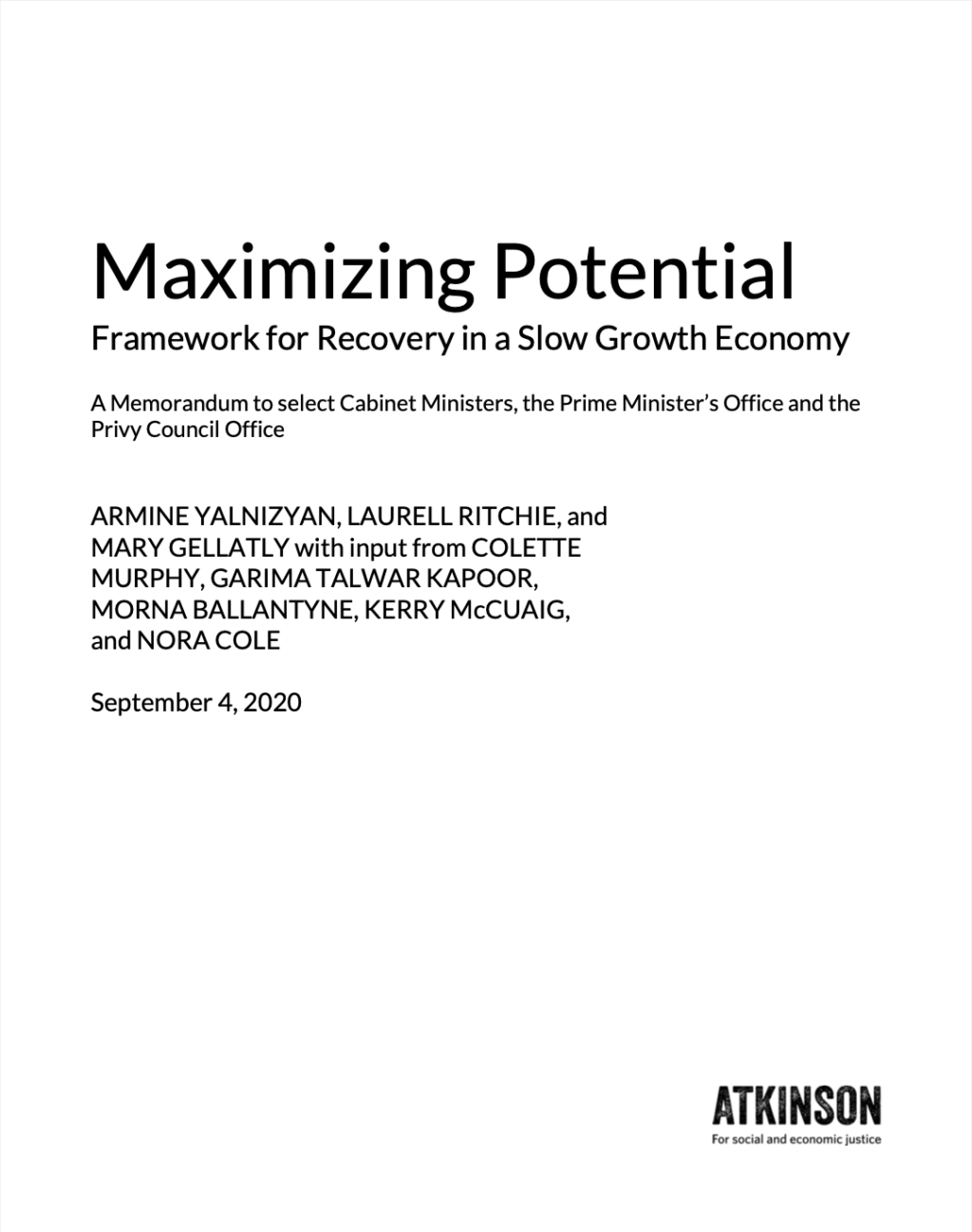 Cover Image: Maximizing Potential
