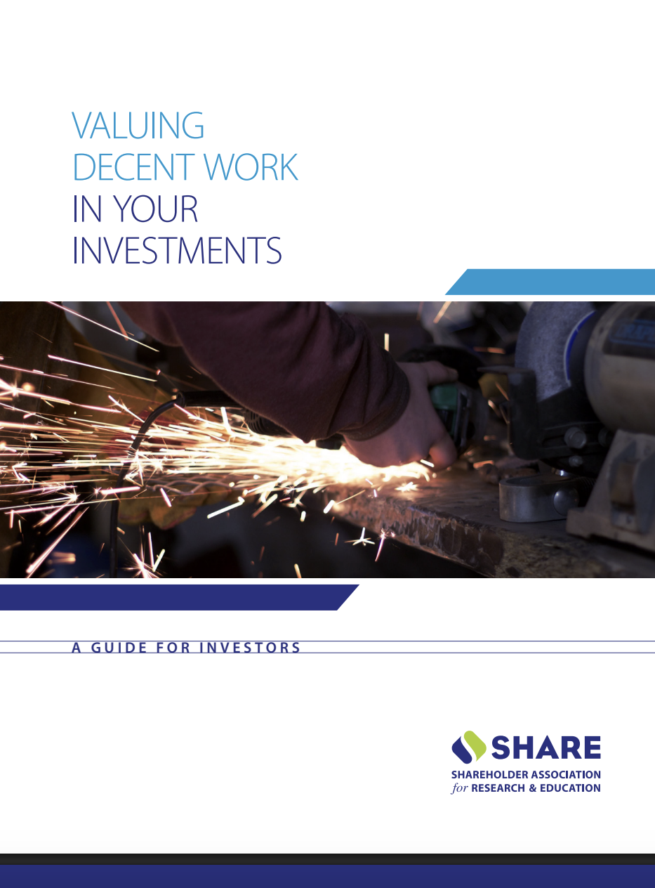 Valuing Decent Work in Your Investments